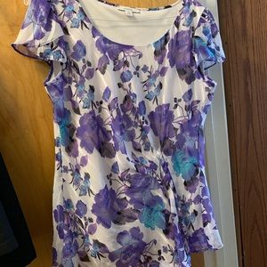 Floral print top